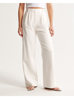 Fnocks - Women Western Wear Wide-Leg High Waisted Pant