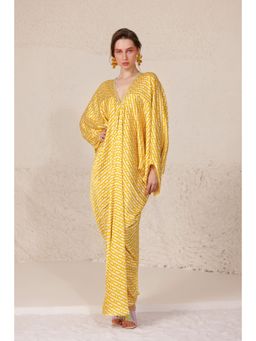 CHHAYA MEHROTRA - Yellow Mellifluous Kaftan
