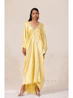 CHHAYA MEHROTRA - Yellow Glaze Kaftan