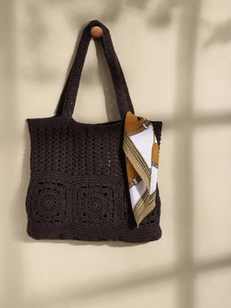 Magic Needles - Brown Detailing Market Bag