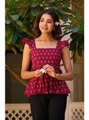 Burgundy color option, Currently selected