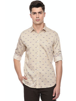 Van Heusen - Beige Casual Shirt