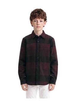 RARE ONES - Checkered Full Sleeve Shirt - Rust