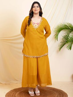 Deebaco - Mustard Plus Size Co-Ord Set