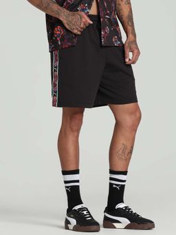 Puma - Floral Sport 7” Men's Black Shorts