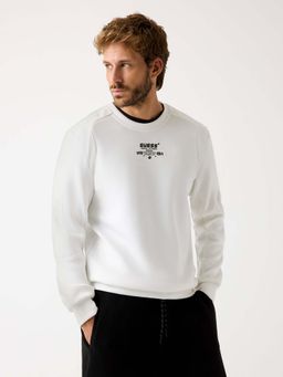 Guess - White Crew Neck Sweatshirt