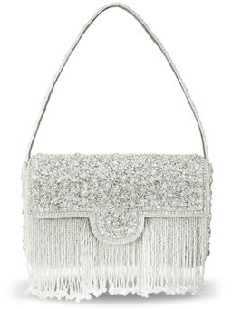 Peora - Silver Embellishments Handbag