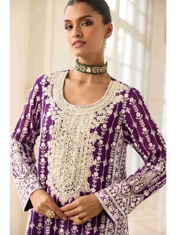 AMAARA JEWELS - Naqsh White Necklace with Earrings