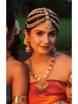 AMAARA JEWELS - Gulbahar Multicolour Necklace with Earrings