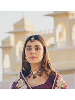 AMAARA JEWELS - Sitara Grace White Necklace with Earrings