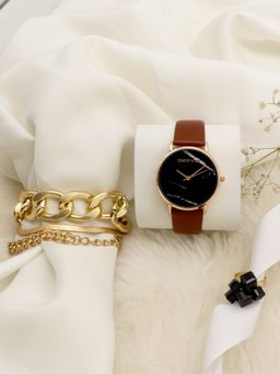 Joker and Witch - Saddle Brown Love Triangle For Women