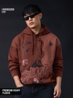 The Souled Store - Official Naruto Shippuden Brown Hoodie