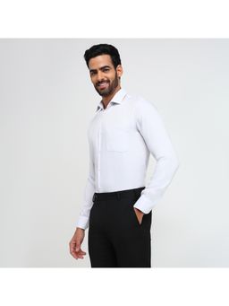 Raymond - Contemporary Fit Textured Medium Grey Shirt