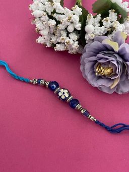 Digital Dress Room - Simple Beautiful Designer Flower Rakhi Thread