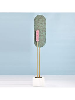 Gibox - Ocular Shape (Tall) Small Cabin Decor Luxury Green Table Top Accent Decorative