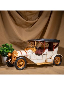 Gibox - Dolly Vintage Model Car (White) Home Decor Luxurious Item