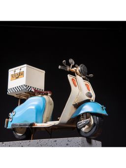 Gibox - Retro Deliver Scooter Model Home Decor Luxurious Item