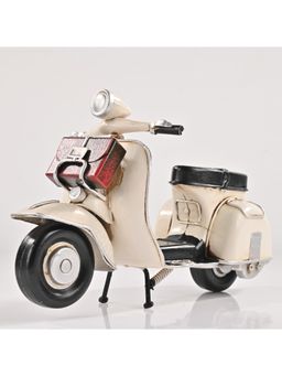 Gibox - Scout Retro Scooter - White Home Decor Luxurious Item