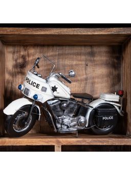 Gibox - Vintage Police Motorcycle Home Decor Luxurious Item