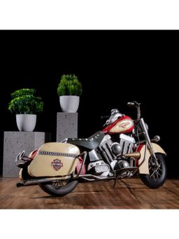 Gibox - Vintage Red Sun Motorcycle Home Decor Luxurious Item