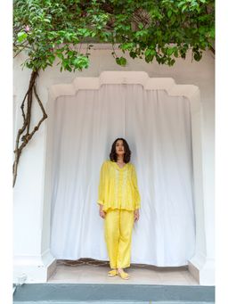 AYAKA - Carly Yellow Pull On Trousers