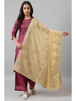 W - Gold Embellished Dupatta