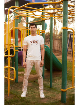 CRIMSOUNE CLUB - Men Grey Solid Cargo