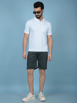 CRIMSOUNE CLUB - Men Green Shorts