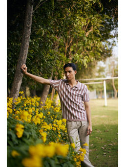 CRIMSOUNE CLUB - Men Grey Jeans