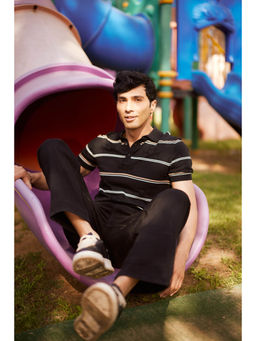 CRIMSOUNE CLUB - Men's Black Baggy Jeans