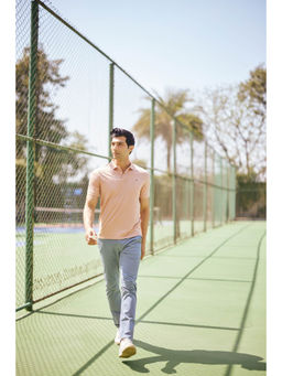 CRIMSOUNE CLUB - Men Blue Trouser