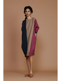 Mati - Color Block Shift Dress