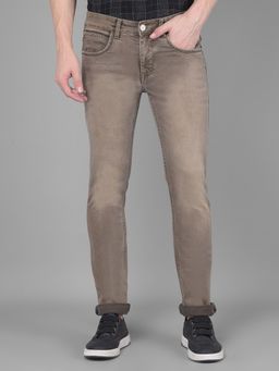 CRIMSOUNE CLUB - Mens Brown Jeans