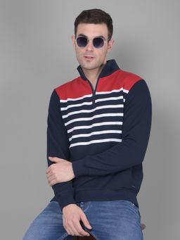 CRIMSOUNE CLUB - Mens Red Stripes Sweatshirt