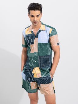 Snitch - Abstract Paisley Multi-Color Co-Ord