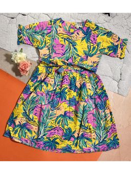 Bella Moda - Girls Fit And Flair Casual Wear Dress