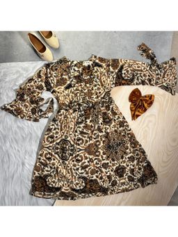 Bella Moda - Girls Fit And Flair Casual Wear Dress