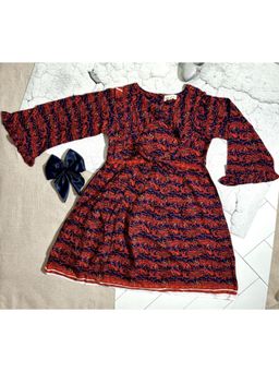 Bella Moda - Girls Fit And Flair Casual Wear Dress