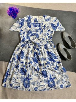 Bella Moda - Girls Fit And Flair Casual Wear Dress
