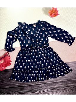 Bella Moda - Girls Fit And Flair Casual Wear Dress