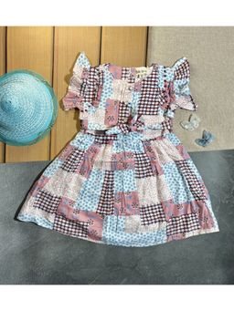 Bella Moda - Girls Fit And Flair Casual Wear Dress