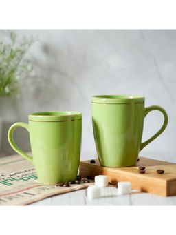 Femora - Gold Series Ceramic Coffee Mugs 360ml (Pack of 2)