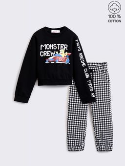 Hopscotch - 2-Piece Terry Sweatshirt and Pant