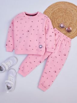 Hopscotch - 2-Piece All-Over Print Cotton Co-Ord Set
