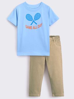 Hopscotch - 2-Piece Pure Cotton T-Shirt and Jeans