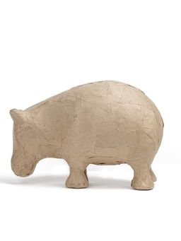 Itsy Bitsy - Paper Mache Hippopotamus Large