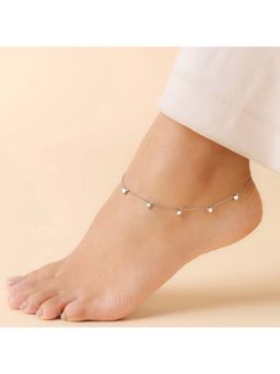 Zavya - Linked In Love Adjustable Anklet