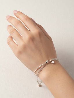 925 SILLER - Pure Silver Adjustable Bracelet