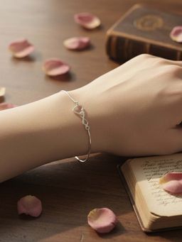 925 SILLER - Pure Silver Adjustable Bracelet