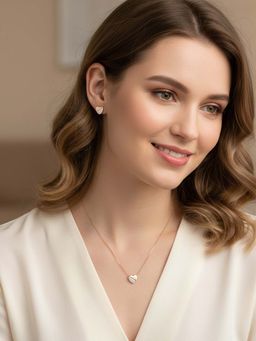 925 SILLER - Pure Silver Adjustable Jewellery Set